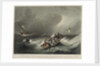 The heroic rescue of the surviving passengers and crew of the Forfarshire steamboat by Grace Darling & her father on the morning of the 7 September 1838 by John Wilson Carmichael
