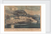 Terrific Collision, between the Steamboats Dean Richond and C. Vanderbilt near Rondout, on the Hudson River, Sept 19th 1867 by which the Dean Richmond was sunk, and several lives lost by Currier & Ives