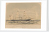 Lithograph of the Spanish vessel 'Mino' (1870) by J. McCahey