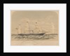 Lithograph of the Spanish vessel 'Mino' (1870) by J. McCahey