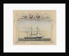 The steam vessel 'Vega' with portraits of A. E. Nordenskiold and A. L. Palander by unknown