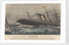 Sinking of the Steamship 'Oregon' by Currier & Ives