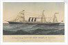 The Magnificent Steamship 'City of New York' of the Inman Line by Currier & Ives