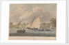 The 'Don Giovanni' beating the 'Spitfire' in a match sailed above bridge, on the 1 June, 1824, for 50 sovereigns by William Joy