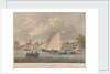 The 'Don Giovanni' beating the 'Spitfire' in a match sailed above bridge, on the 1 June, 1824, for 50 sovereigns by William Joy