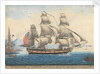 The Daphene of London, Capt. Joseph Banfield, departing from Naples year 1791 by Corne