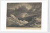 From a sketch made in 1804 during a storm between Madagascar and the Cape of Good Hope in which the Indiaman ship 'Prince of Wales' was totally lost by L. Hastings