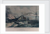 Destruction of the American emigrant ship 'Ocean Monarch' on the 24 August 1848 by A. Maclure