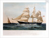 Clipper ship 'Harwood' (Br, 1857) by Thomas Goldworth Dutton