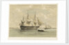 HMS 'Caledonia', 120 guns, lying in Plymouth Sound by Henry Andrews Luscombe