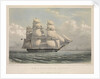 HMS 'Vindictive', 50 guns, in full sail by J.H. Vernon