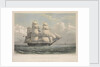 HMS 'Vindictive', 50 guns, in full sail by J.H. Vernon