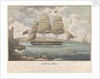 HMS 'Alfred' going out of Malta Harbour, 12 January 1833 by C. de Brocktorff