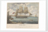 HMS 'Alfred' going out of Malta Harbour, 12 January 1833 by C. de Brocktorff