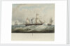 The Niger Expedition... off Holyhead... August-October 1841, HMS 'Albert', 'Sudan' and 'Wilberforce' by Samuel Walters