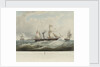 The Niger Expedition... off Holyhead... August-October 1841, HMS 'Albert', 'Sudan' and 'Wilberforce' by Samuel Walters