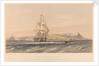 HMS 'Hannibal' 91 Guns... flagship... leaving Anapa, June 12th 1855 by Sir Oswald Walters Brierly; R. M. Bryson; Day & Son; Goupil & Co; P & D Colnaghi & Co Ltd