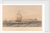 HMS 'Hannibal' 91 Guns... flagship... leaving Anapa, June 12th 1855 by Sir Oswald Walters Brierly; R. M. Bryson; Day & Son; Goupil & Co; P & D Colnaghi & Co Ltd