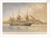 HMS 'Forte' (51 Guns) at Rio de Janeiro 1st December 1861 by Lieutenant G L Tupman