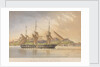 HMS 'Forte' (51 Guns) at Rio de Janeiro 1st December 1861 by Lieutenant G L Tupman