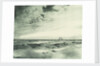 Distant sailing vessel on the horizon (1) by John Everett