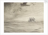 Four masted sailing vessel in a calm sea (3) by John Everett