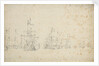 De With's squadron at anchor by Willem van de Velde the Elder