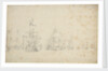 De With's squadron at anchor by Willem van de Velde the Elder