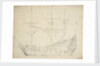 Portrait of a Dutch frigate by Willem Van de Velde the Younger