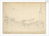 Portrait of a Dutch fishing buss by Willem Van de Velde the Younger