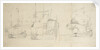 A flute, a Dutch merchantman and a frigate taking in sail in a light breeze by Willem van de Velde the Elder