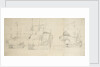 A flute, a Dutch merchantman and a frigate taking in sail in a light breeze by Willem van de Velde the Elder