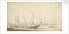 Weyschuits getting ready for sea in the Helder by Willem van de Velde the Elder