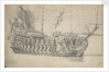 Portrait of the 'Mary' by Willem van de Velde the Elder