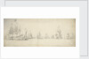 Dutch Fleet before the Battle of Lowestoft, May 1665 by Willem van de Velde the Elder