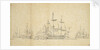 Large Dutch ships before a light breeze, ?August 1665 by Willem van de Velde the Elder