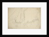 Portrait of a states yacht by Willem van de Velde the Elder