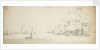 A Dutch flagship at anchor with states yachts and other craft by Willem van de Velde the Elder