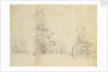 A galjoot before the wind and Dutch ships at anchor by Willem van de Velde the Elder