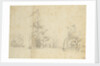 A galjoot before the wind and Dutch ships at anchor by Willem van de Velde the Elder