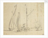 A boeier yacht, smalschip and galjoot by Willem van de Velde the Elder