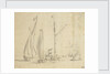 A boeier yacht, smalschip and galjoot by Willem van de Velde the Elder