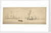 A States yacht and Dutch ships before a light breeze by Willem Van de Velde the Younger