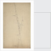 A study of two furled sails by Willem Van de Velde the Younger