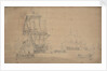 The 'Gelderland' and other ships by Willem van de Velde the Elder