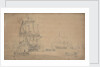 The 'Gelderland' and other ships by Willem van de Velde the Elder