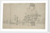 A Dutch flagship with a despatch vessel on her quarter, May 1672? by Willem van de Velde the Elder