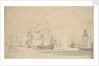 English ships, a ketch and a galliot in a light breeze, June 1673? by Willem van de Velde the Elder