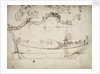 Sketch sheer plan by Willem Van de Velde the Younger