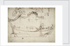 Sketch sheer plan by Willem Van de Velde the Younger